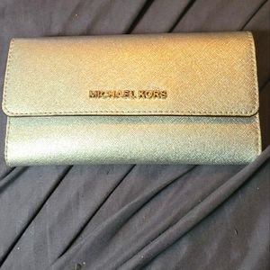 Silver Michael Kors wallet